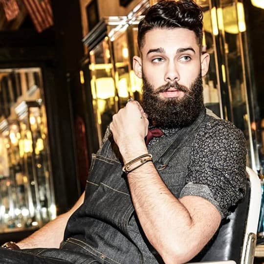 photo of man with lumberjack hairstyle