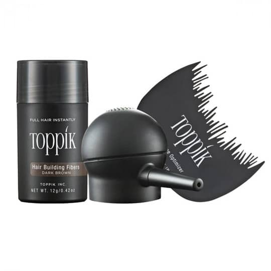 How to cover a bald spot Toppik Keratin Fibers 