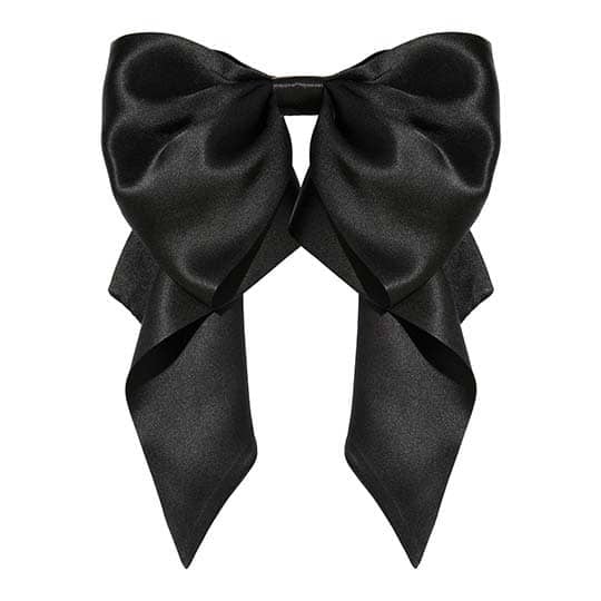 healthy hair accessories - L.Erickson Clara Silk Charmeuse Bow Barrette