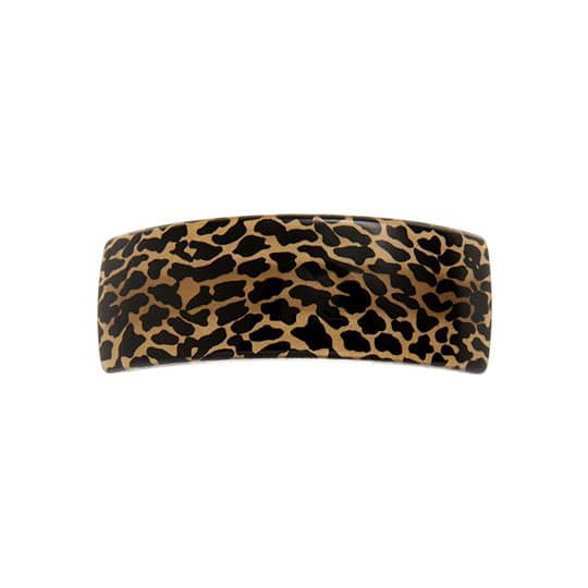 leopard hair barrette
