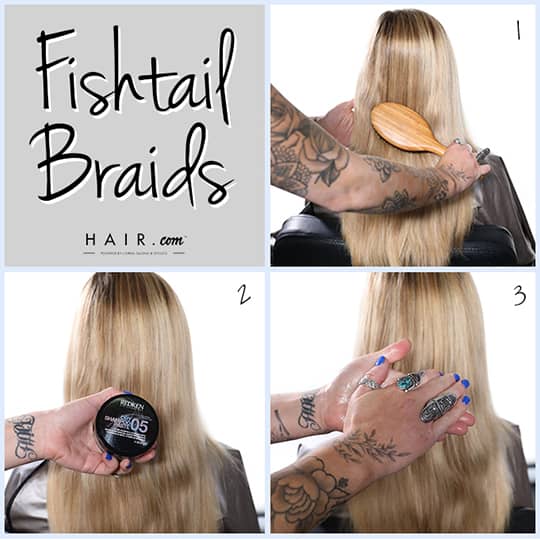Fishtail braid tutorial 