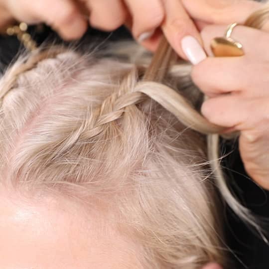 Half Up Double Dutch Braid