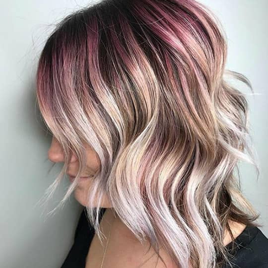 ash blonde hair