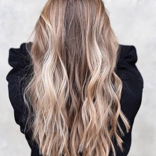 ash blonde hair