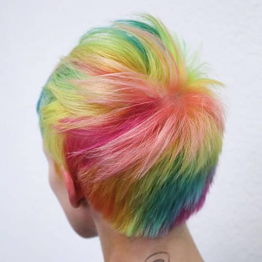 11 Photos Of Rainbow Hair Photos That Scream HairGoals By L