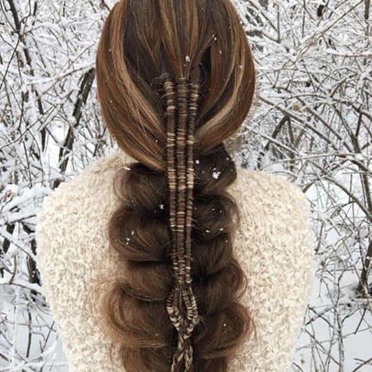 zodiac hairstyles three way braid