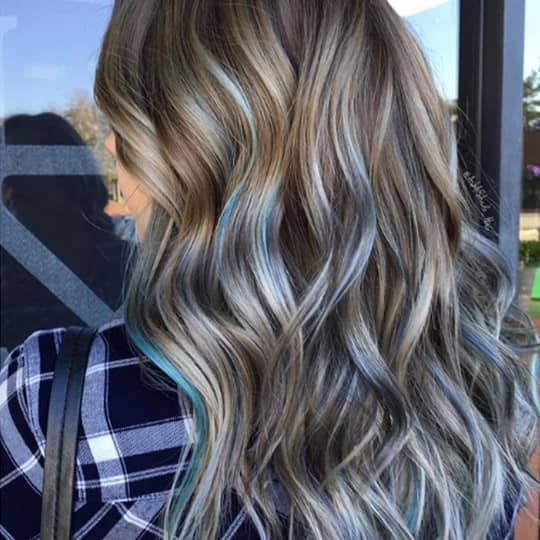 ash blonde hair