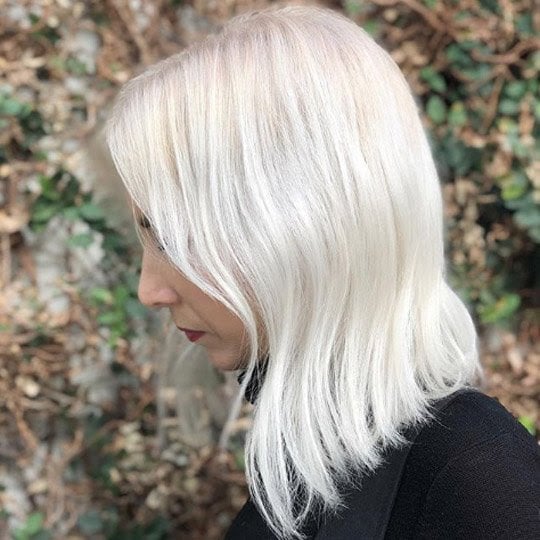 Top 48 image white hair black highlights  Thptnganamsteduvn