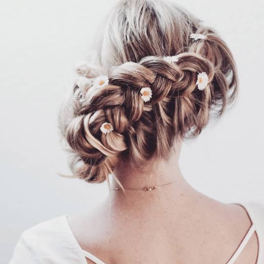wedding hair chignons
