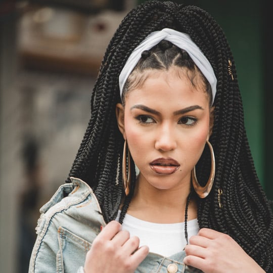 Janet Jackson Poetic Justice Braids