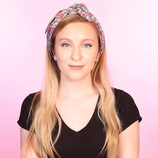 ways to wear hair scarf