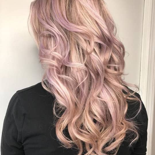 Pink peekaboo hot sale highlights
