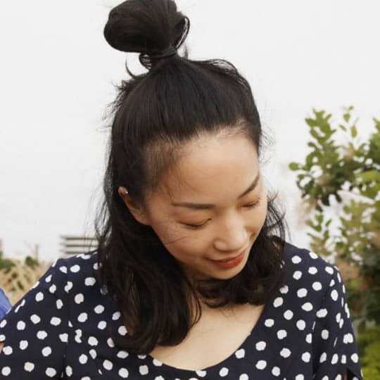 half updo knot hairstyle