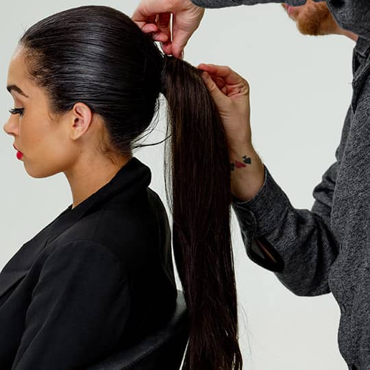 christmas party hairstyle