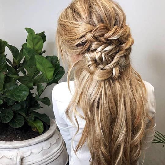 ash blonde hair