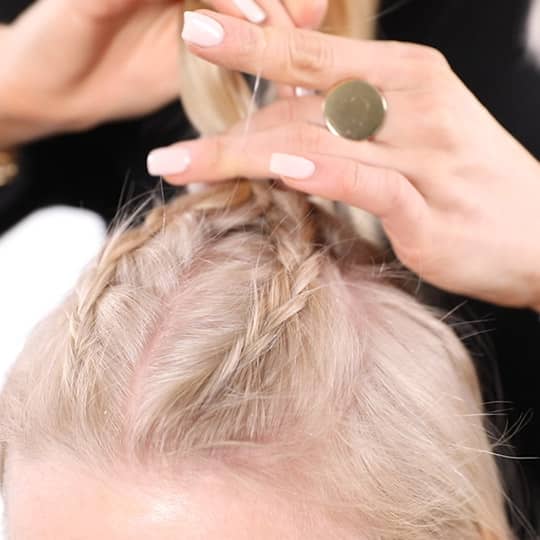 Half Up Double Dutch Braid