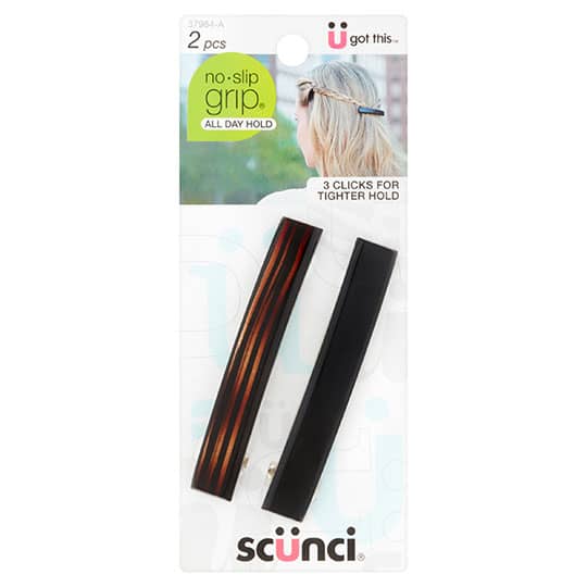 two hair barrettes