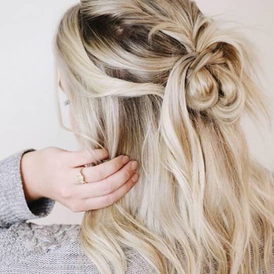ash blonde hair