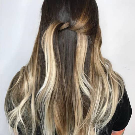 ash blonde hair