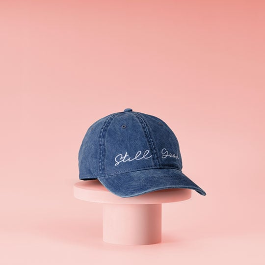 denim cap
