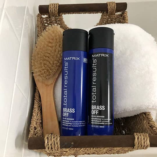 photo of matrix total results brass off conditioner