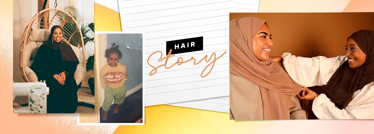 hijab like hair