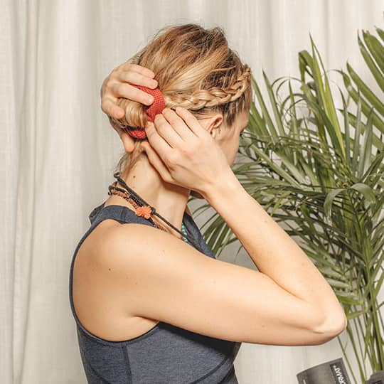 gym hairstyle