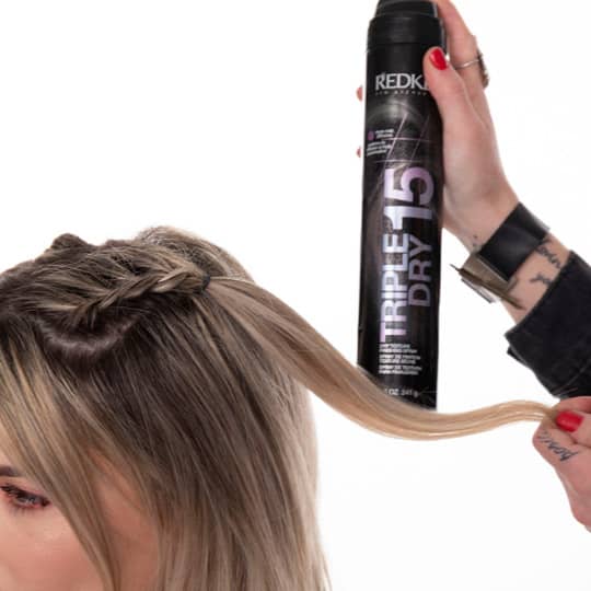 Festival braided space buns tutorial