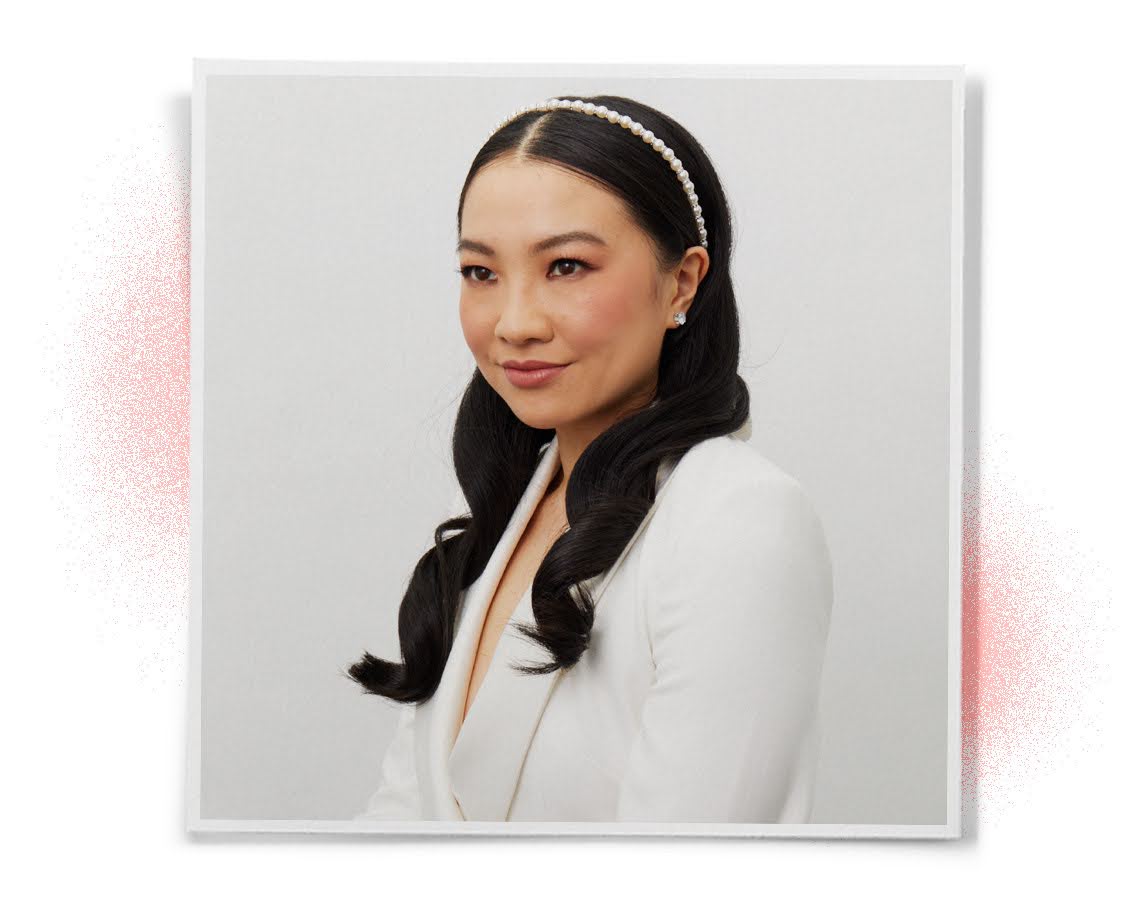 Add some glam to any hairstyle by popping on a pearl headband.