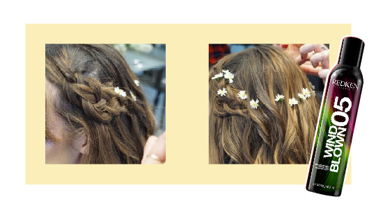 Halloween Hippie Hairstyle