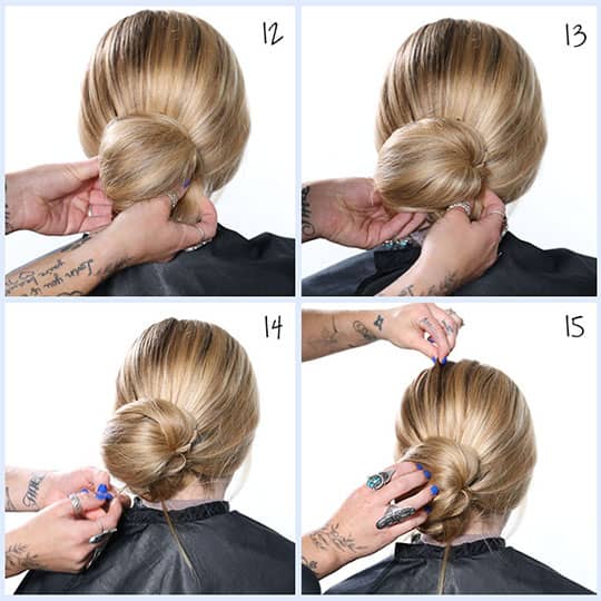 How To Style A Chignon A Super Easy StepByStep Guide By L