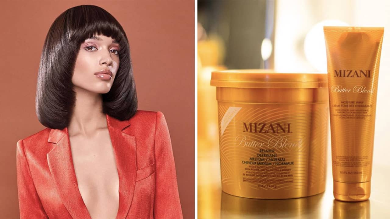 Mizani Butter Blend Relaxer Kit and Sensitive Scalp Balance Hair