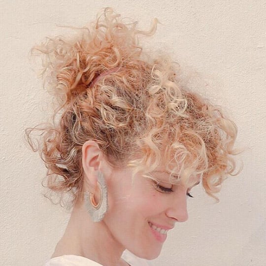 zodiac hairstyles messy bun