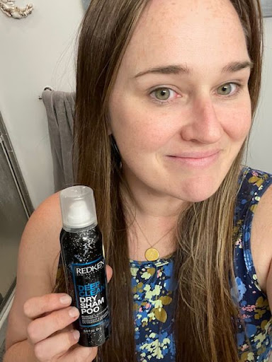 beauty editor chronicles how the Redken Deep Clean Shampoo made her new morning routine manageable