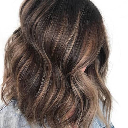 photo of hair using strandlighting technique