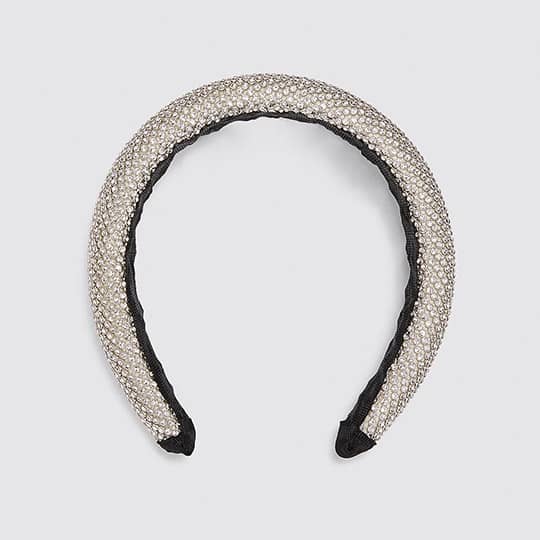 photo of sparkly padded headband