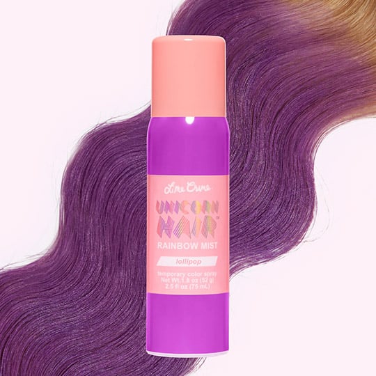 photo of lime crime unicorn temporary hair dye