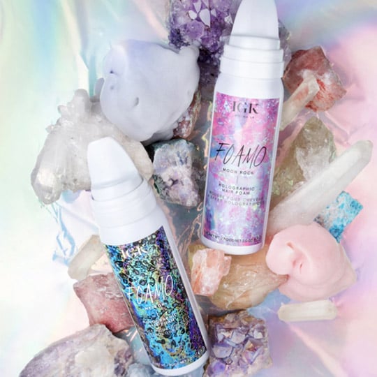 photo of igk foamo temporary hair dye